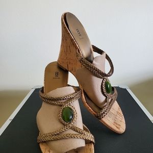 Baker's Wedge Heel Sandles Size 10